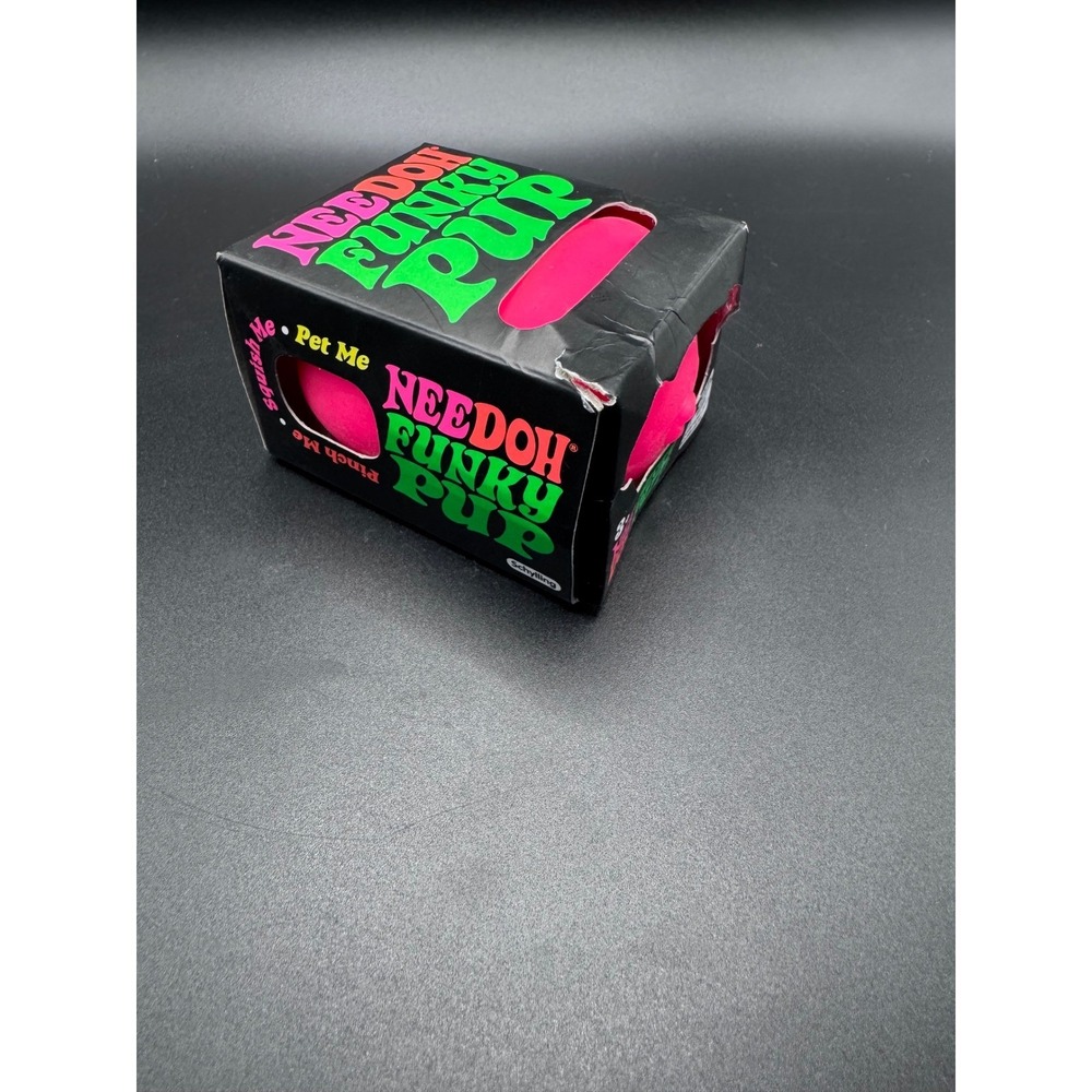 Schylling NeeDoh‎ Funky Pup Pink Squishy Stress Toy Fidget Sensory New in Box - Picture 2 of 6